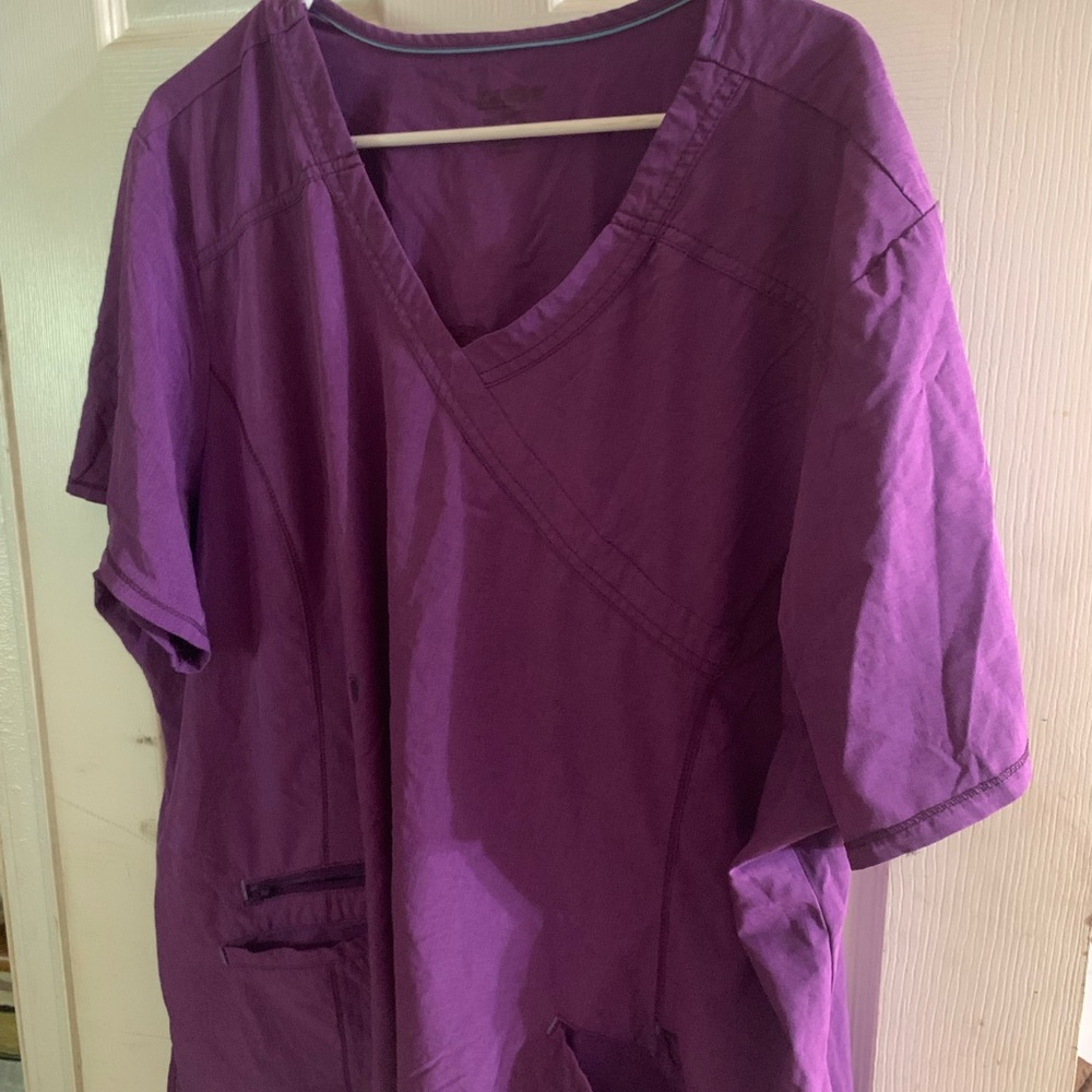Scrubstar Boxy Purple Short Sleeve Tee